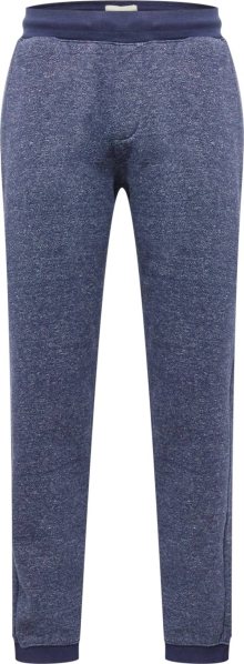 BLEND Kalhoty námořnická modř / modrý melír