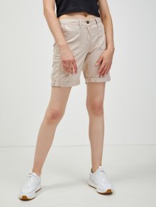 Béžové kraťasy CAMAIEU - S