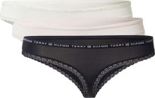 Tommy Hilfiger Underwear Tanga krémová / pastelově růžová / černá