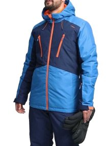 Pánská lyžařská bunda LOAP LAWUR Modrá/Tmavě modrá/Oranžová