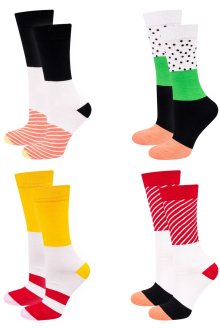 Ponožky SOXO GOOD STUFF SUSHI BOX / 4-pack  MULTIKOLOR Univerzální