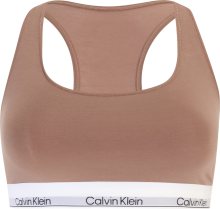 Calvin Klein Underwear Podprsenka tmavě béžová / černá / bílá