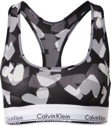 Calvin Klein Underwear Podprsenka šedá / tmavě šedá / černá / bílá