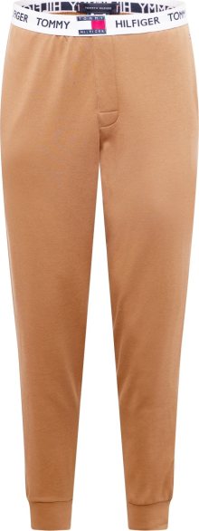 Tommy Hilfiger Underwear Pyžamové kalhoty nažloutlá / noční modrá / červená / bílá