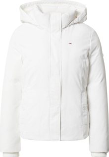 Tommy Jeans Přechodná bunda námořnická modř / grenadina / bílá