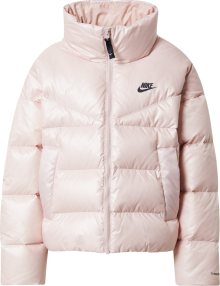 Nike Sportswear Zimní bunda růžová / černá