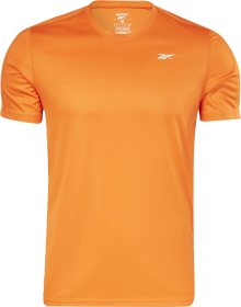 Reebok Sport Funkční tričko oranžová / bílá