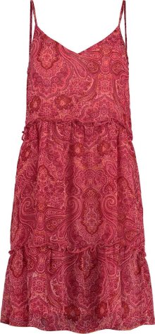 Shiwi Letní šaty \'JAMAICA\' malinová / starorůžová / rezavě červená / červenofialová