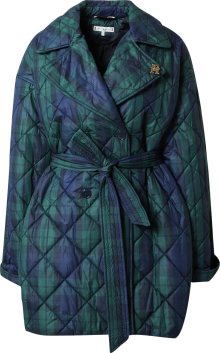 TOMMY HILFIGER Přechodný kabát námořnická modř / tmavě zelená