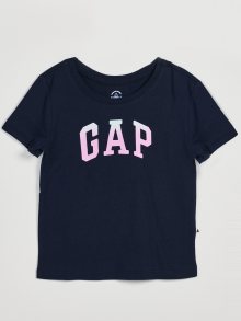 Tmavě modré holčičí tričko logo GAP - 98