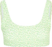 Monki Horní díl plavek \'Nilla\' zelená / světle zelená / bílá