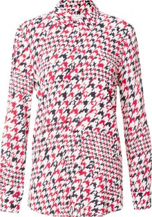 TOMMY HILFIGER Halenka červená / černá / bílá