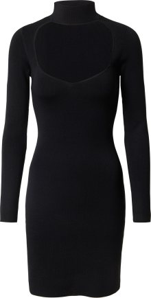 Gina Tricot Úpletové šaty \'Freya\' černá