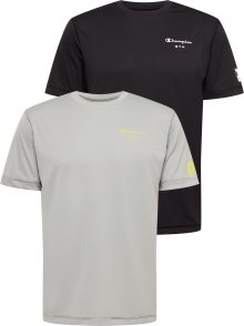 Champion Authentic Athletic Apparel Funkční tričko žlutá / antracitová / světle šedá / bílá