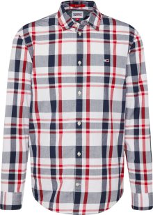Tommy Jeans Košile námořnická modř / červená / bílá / přírodní bílá