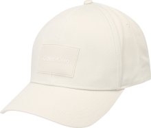 Calvin Klein Kšiltovka bílá / offwhite