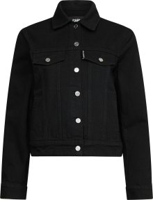 Karl Lagerfeld Přechodná bunda černá džínovina