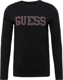 GUESS Tričko \'ERMAK\' pastelově červená / černá / bílá