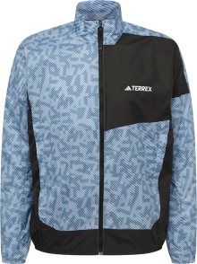 ADIDAS TERREX Sportovní bunda \'Trail\' modrá / kouřově modrá / černá / bílá