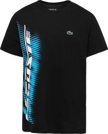 Lacoste Sport Funkční tričko azurová / tmavě zelená / černá / bílá