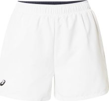 ASICS Sportovní kalhoty marine modrá / bílá