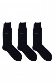Ponožky GANT 3-PACK MERCERIZED COTTON SOCKS