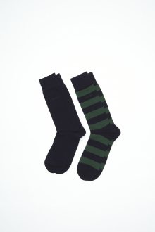 Ponožky GANT O1.2-PACK BAR STRIPE AND SOLID SOCK