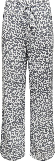 ONLY Kalhoty \'LEANA\' černá / bílá