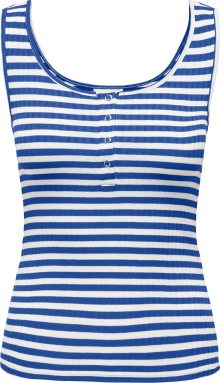 JDY Top \'FRANSISKA\' marine modrá / bílá