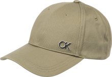 Calvin Klein Kšiltovka \'Baseball\' tmavě béžová / šedá / bílá