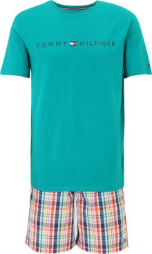 Tommy Hilfiger Underwear Pyžamo krátké tyrkysová / mix barev