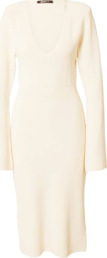 Gina Tricot Úpletové šaty \'Anja\' offwhite