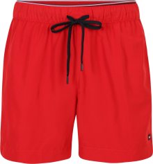 Tommy Hilfiger Underwear Plavecké šortky námořnická modř / ohnivá červená