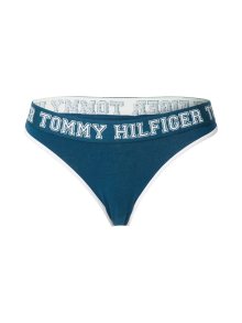 Tommy Hilfiger Underwear Tanga tmavě modrá / bílá