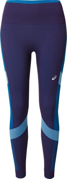 ASICS Sportovní kalhoty \'NAGINO\' modrá / námořnická modř / bílá