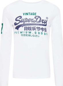 Superdry Tričko námořnická modř / zelená / bílá