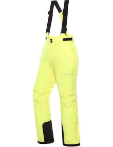Dětské lyžařské kalhoty s membránou ptx ALPINE PRO LERMONO nano yellow