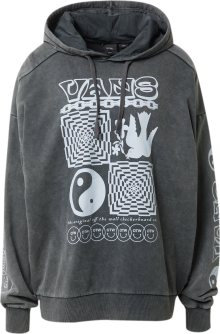VANS Mikina aqua modrá / černá džínovina