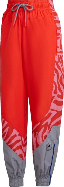 ADIDAS BY STELLA MCCARTNEY Sportovní kalhoty modrá / šedá / svítivě oranžová / melounová