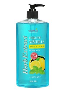 Vivaco Herb extrakt Tekuté mýdlo Máta a citrus HERB EXTRACT 500 ml