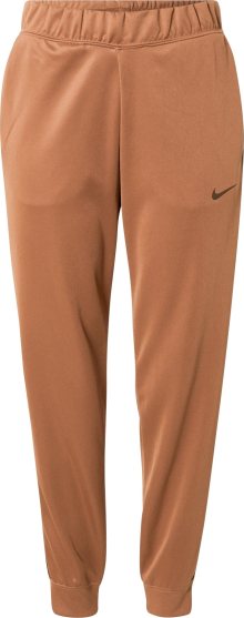Nike Sportswear Kalhoty světle hnědá / tmavě hnědá