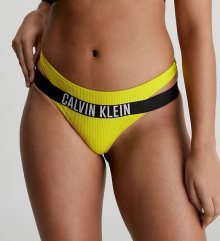 Dámské plavky Calvin Klein KW0KW02016 tanga | žlutá | S