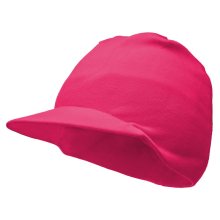 Pletex Dětská čepice s kšiltem - Tmavě růžová | 44-48