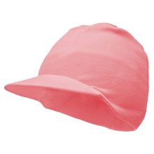 Pletex Dětská čepice s kšiltem - Světle růžová | 44-48