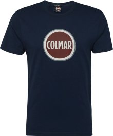 Colmar Tričko noční modrá / šedá / vínově červená / bílá