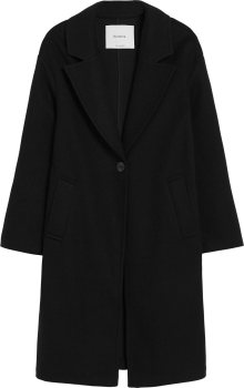 Bershka Přechodný kabát černá