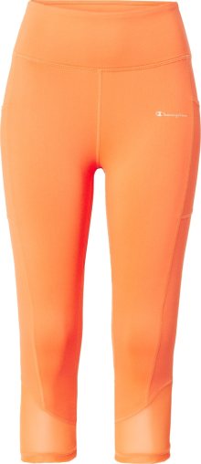 Champion Authentic Athletic Apparel Sportovní kalhoty oranžová / bílá