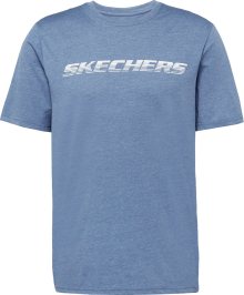 Skechers Performance Funkční tričko \'MOTION\' kouřově modrá / bílá