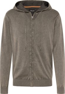 INDICODE JEANS Kardigan \'Focus\' tmavě šedá