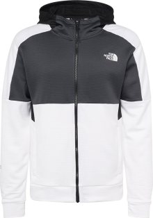 THE NORTH FACE Sportovní mikina antracitová / černá / bílá